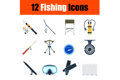 Fishing Icon Set