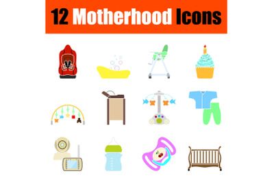 Motherhood Icon Set