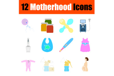 Motherhood Icon Set