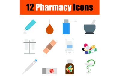 Pharmacy Icon Set