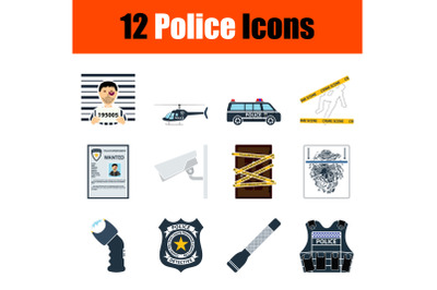 Police Icon Set