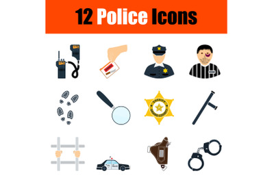 Police Icon Set