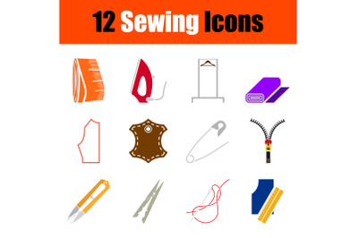 Sewing Icon Set