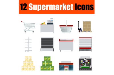 Supermarket Icon Set