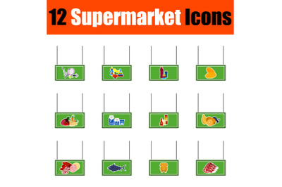 Supermarket Icon Set