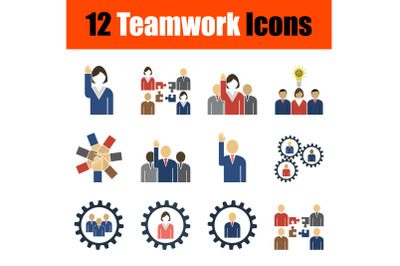 Teamwork Icon Set