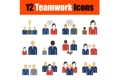 Teamwork Icon Set