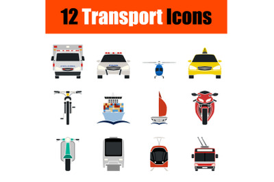 Transport Icon Set