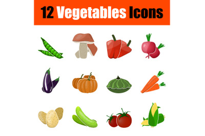 Vegetables Icon Set