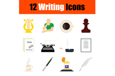 Writing Icon Set