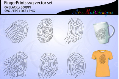 Fingerprints svg outline