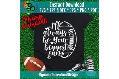 Biggest Fan, Football svg, Football Mom svg, biggest fan svg, football