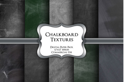 Chalkboard Textures Digital Paper Pack