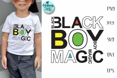 Black boy magic svg, melanin svg