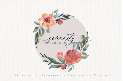 Serenity - Watercolor set