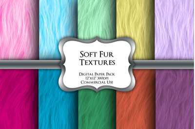 Soft Fur Digital Paper Pack