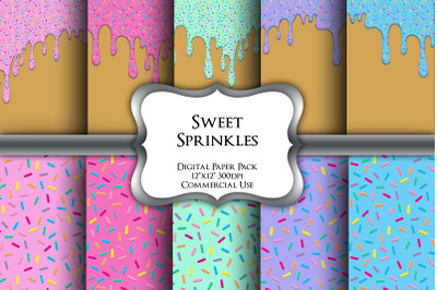 Sweet Sprinkles Digital Paper Pack