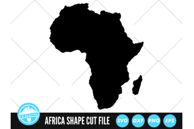 Africa Shape SVG Files | Africa Cut Files