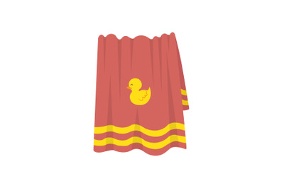 Towel Swimming Pool Vector Illustration