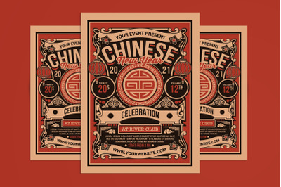 Chinese New Year 2021 Celebration Flyer