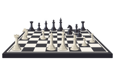 Chess board. Logical, intellectual game chessboard, chess game black a