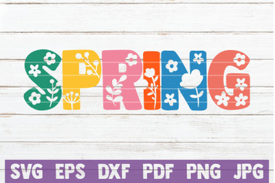 Spring SVG Cut File