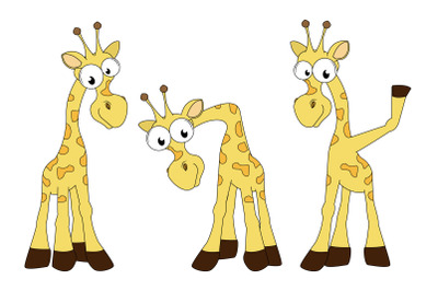 cute giraffe animal cartoon