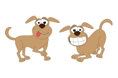 cute dog cartoon