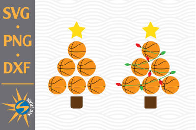 Basketball Tree SVG, PNG, DXF Digital Files Include