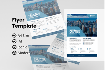 corporate business flyer template