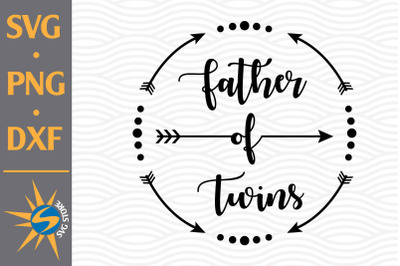 Father of Twins SVG, PNG, DXF Digital Files Include