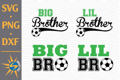 Brother, Sister Soccer SVG, PNG, DXF Digital Files Include