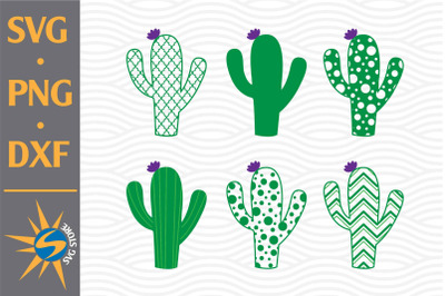 Cactus SVG, PNG, DXF Digital Files Include