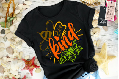 Bee Kind Lettering Quotes