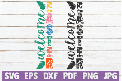 Welcome Easter SVG Cut File