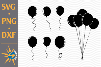 Balloon SVG, PNG, DXF Digital Files Include
