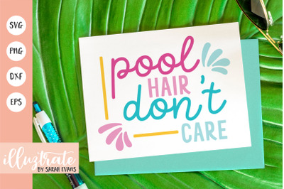 Pool Hair SVG Cut File | Summer SVG | Beach SVG