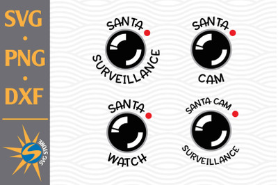 Santa Cam SVG&2C; PNG&2C; DXF Digital Files Include