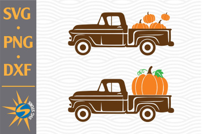 Truck Pumpkin SVG&2C; PNG&2C; DXF Digital Files Include