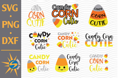Candy Corn Cutie SVG, PNG, DXF Digital Files Include