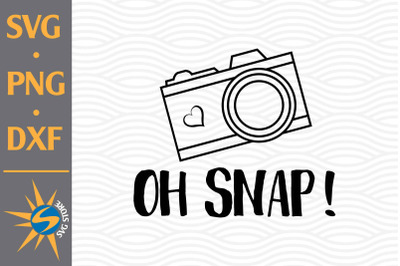 Oh Snap Camera SVG, PNG, DXF Digital Files Include