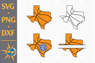 Texas Basketball SVG, PNG, DXF Digital Files Include