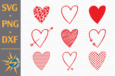 Heart SVG&2C; PNG&2C; DXF Digital Files Include