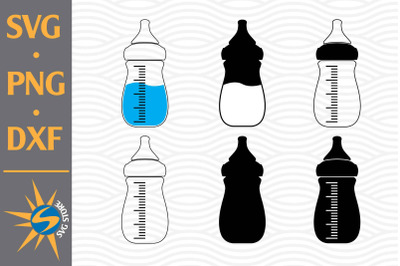 Baby Bottle SVG, PNG, DXF Digital Files Include