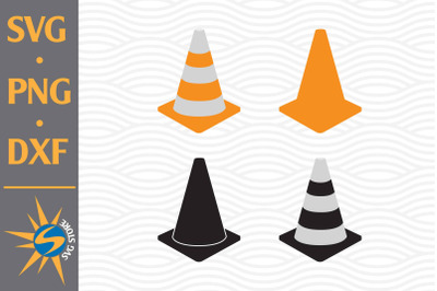 Traffic Cone SVG, PNG, DXF Digital Files Include