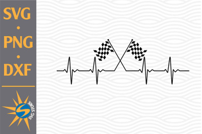 Checkered Flag SVG, PNG, DXF Digital Files Include