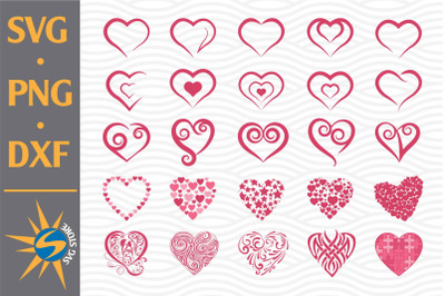 Heart SVG, PNG, DXF Digital Files Include