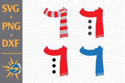 Snowman Scarf SVG&2C; PNG&2C; DXF Digital Files Include