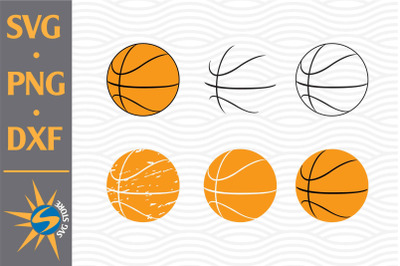 Basketball SVG, PNG, DXF Digital Files Include