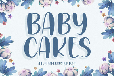 BABYCAKES Fun Handbrushed Font